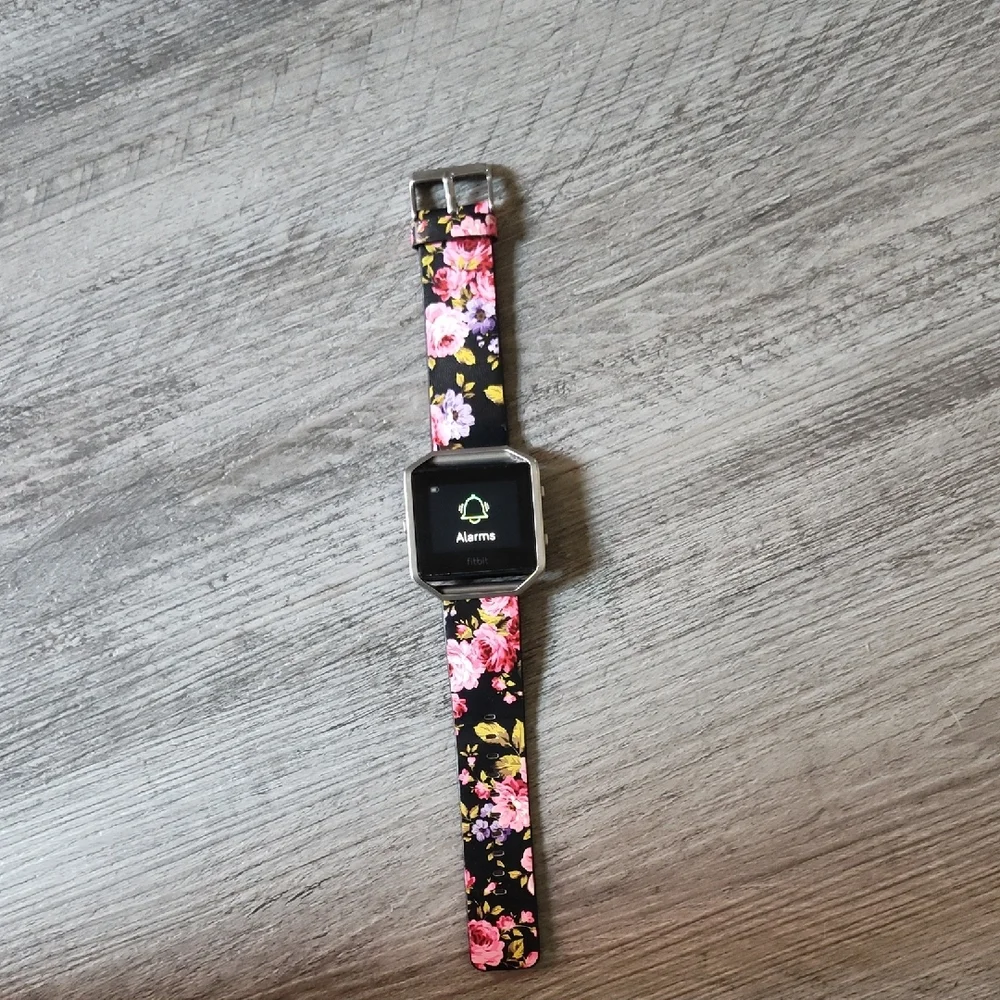 Fitbit Smartwatch with Floral Band